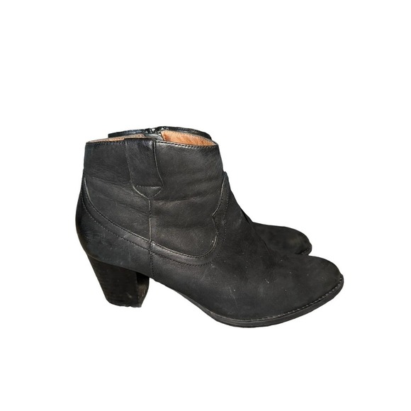 Vionic Windom Nubuck Leather Stacked Heel Western Ankle Boot Size 9.5 - Picture 6 of 10